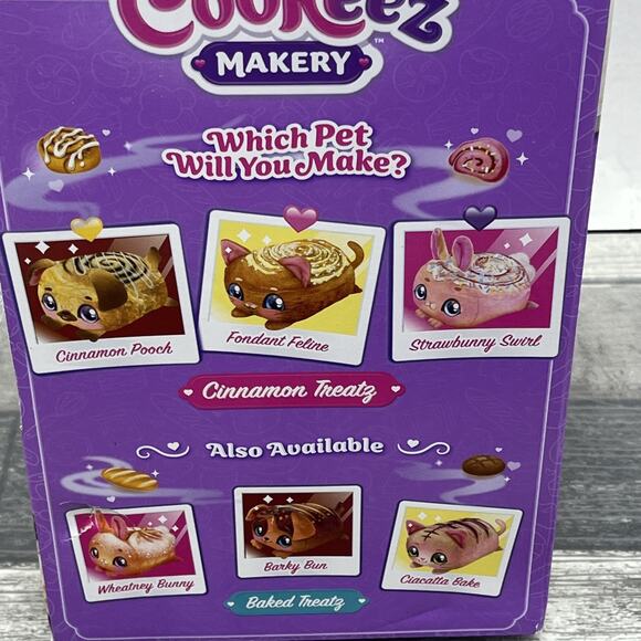 Moose Toys Cookeez Makery Cinnamon Treatz Oven Playset - Pink, Ages 5+. {123}. - Picture 9 of 16